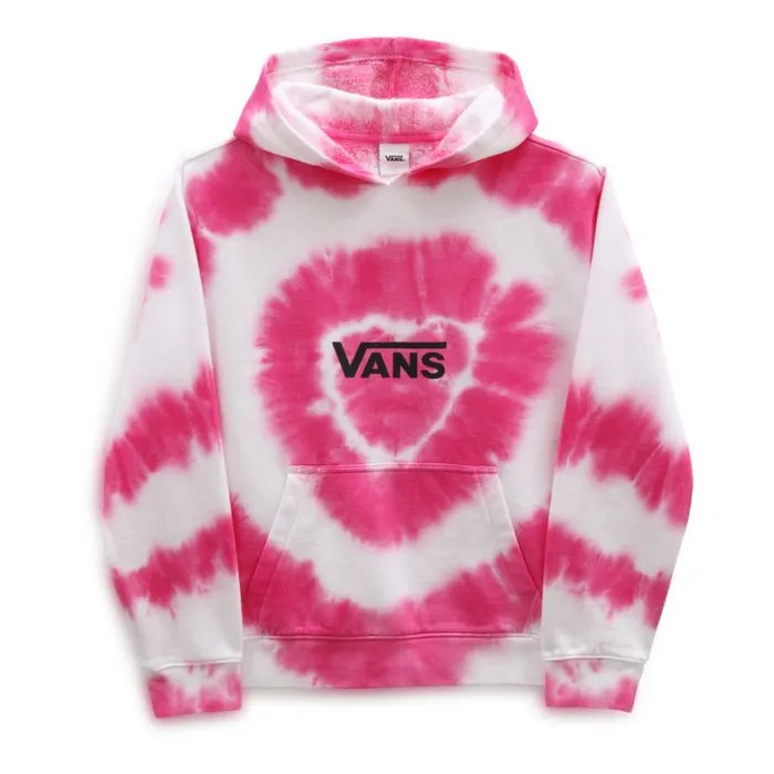 VANS TIE DYE HEART HOODIE 