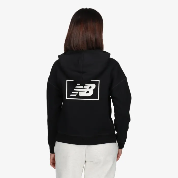 Essentials Brushed Back Fleece Hoodie 