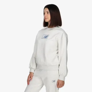 NEW BALANCE Essentials Brushed Back Fleece Crew