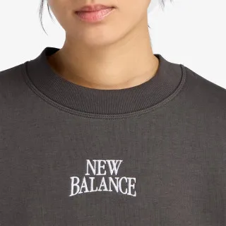 NEW BALANCE Linear Heritage Fleece Crew 